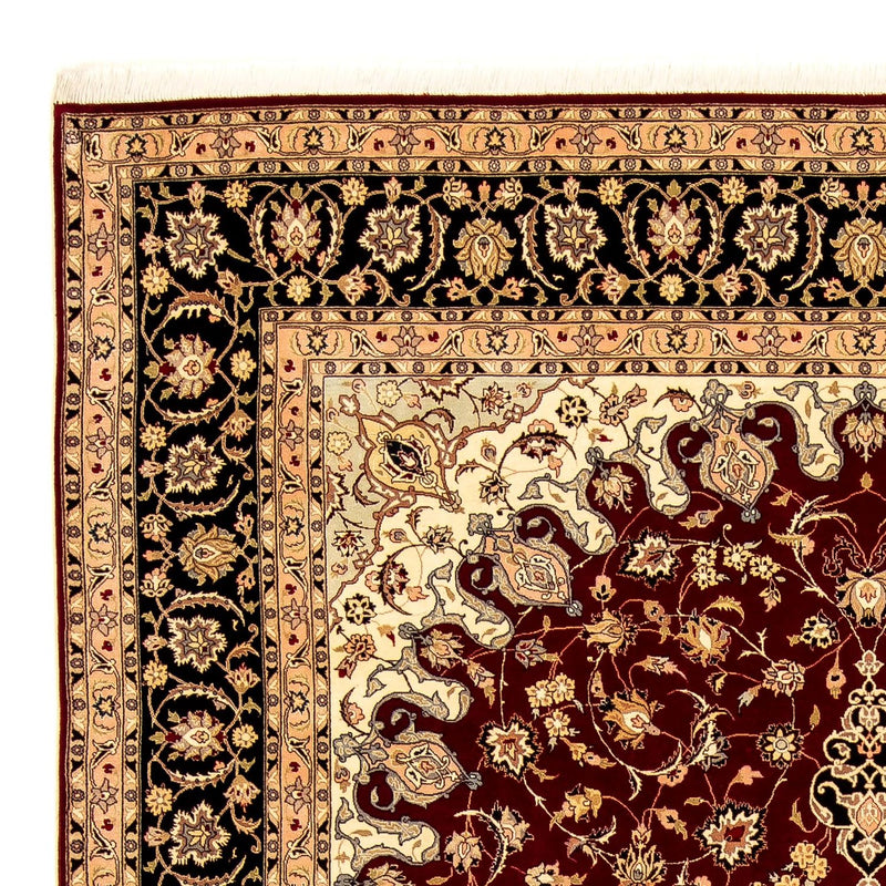 Alfombra Persa - Tabriz - Real - 348 x 254 cm - rojo oscuro