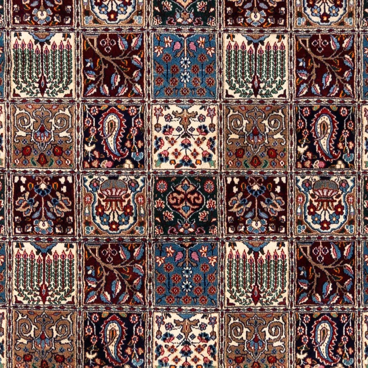 Alfombra persa - Clásica cuadrado  - 246 x 245 cm - rojo oscuro