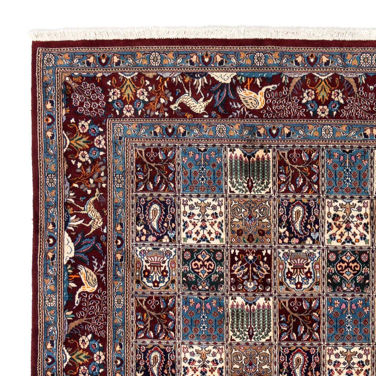 Alfombra persa - Clásica cuadrado  - 246 x 245 cm - rojo oscuro