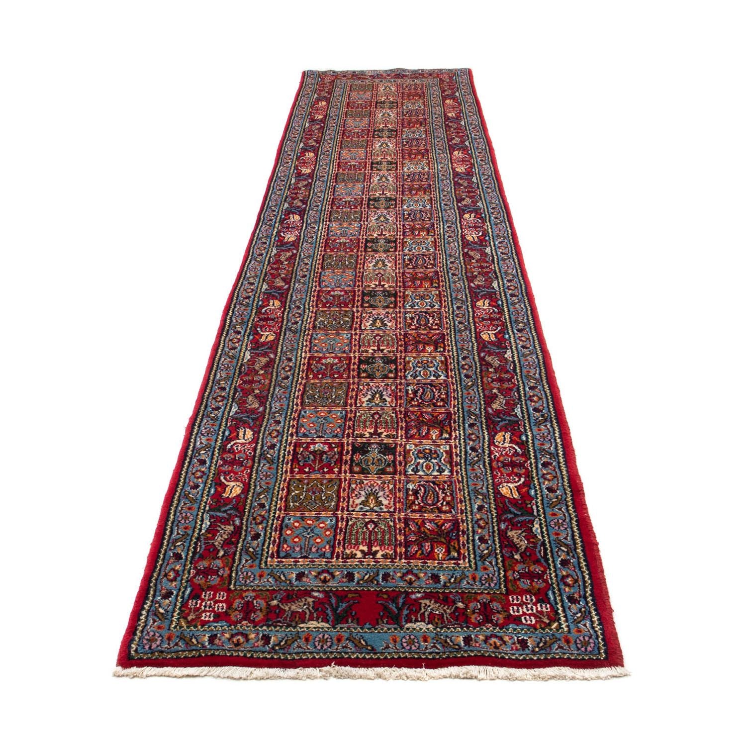 Alfombra de pasillo Alfombra persa - Clásica - 404 x 80 cm - rojo