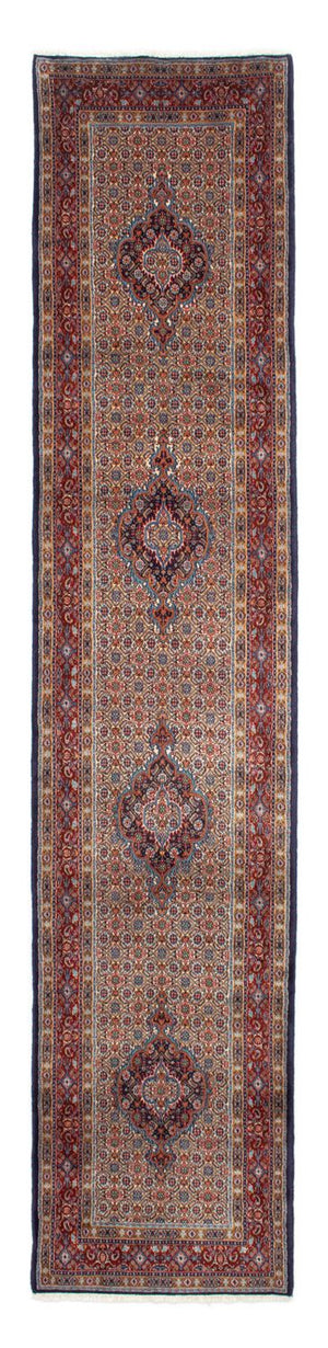 Alfombra de pasillo Alfombra persa - Clásica - 389 x 80 cm - azul