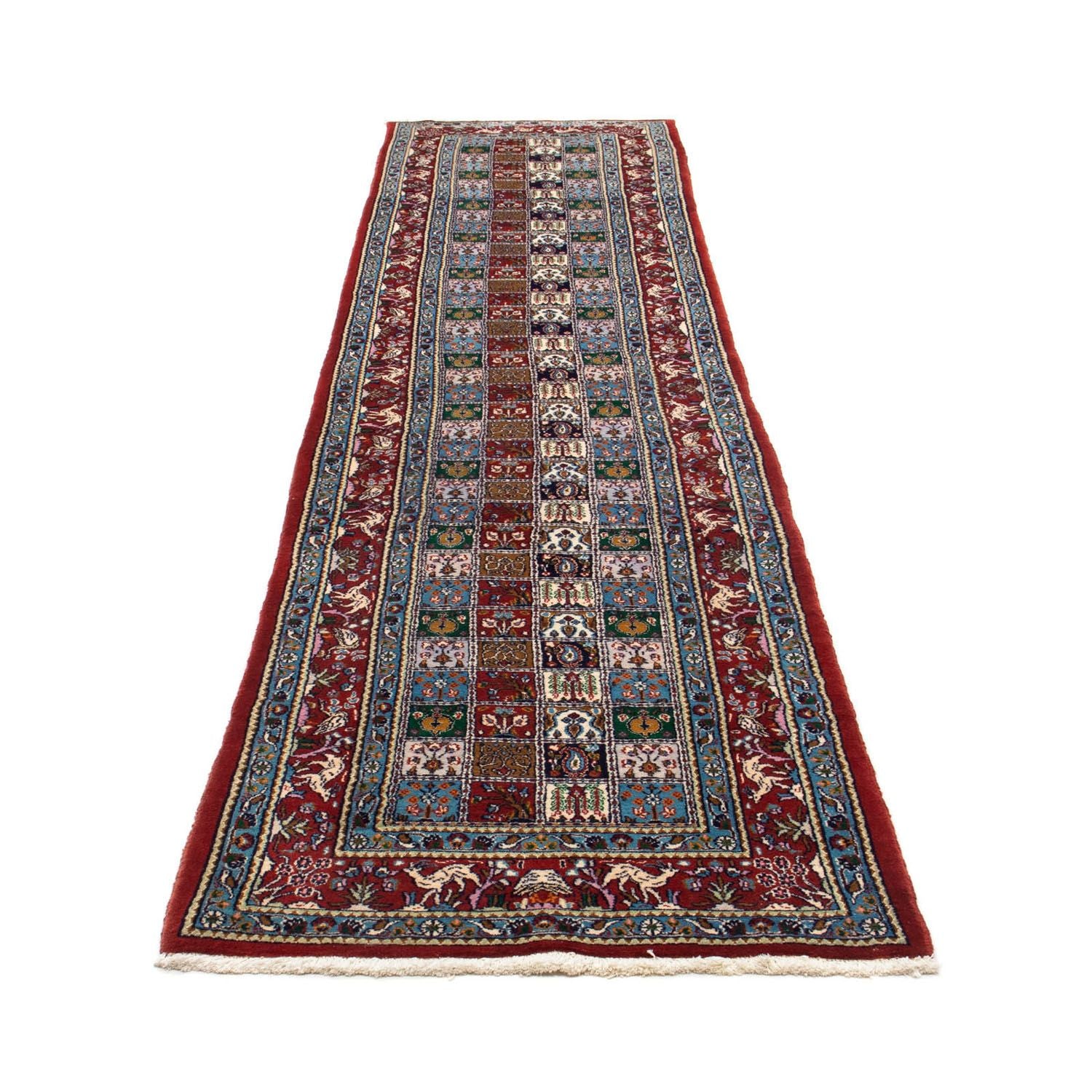 Alfombra de pasillo Alfombra persa - Clásica - 390 x 83 cm - rojo