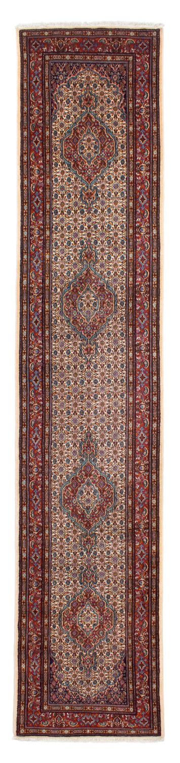 Alfombra de pasillo Alfombra persa - Clásica - 405 x 81 cm - beige
