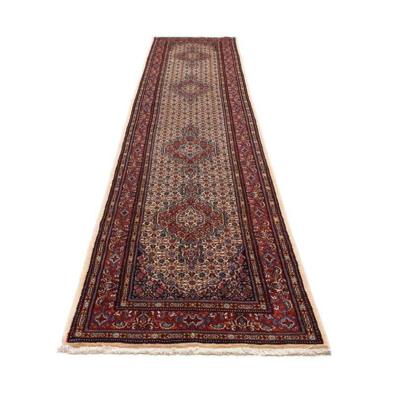 Alfombra de pasillo Alfombra persa - Clásica - 405 x 81 cm - beige