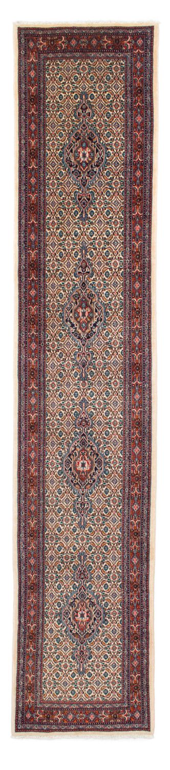 Alfombra de pasillo Alfombra persa - Clásica - 402 x 79 cm - beige