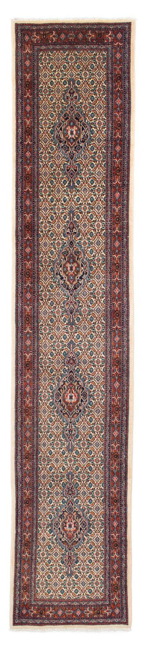 Alfombra de pasillo Alfombra persa - Clásica - 402 x 79 cm - beige