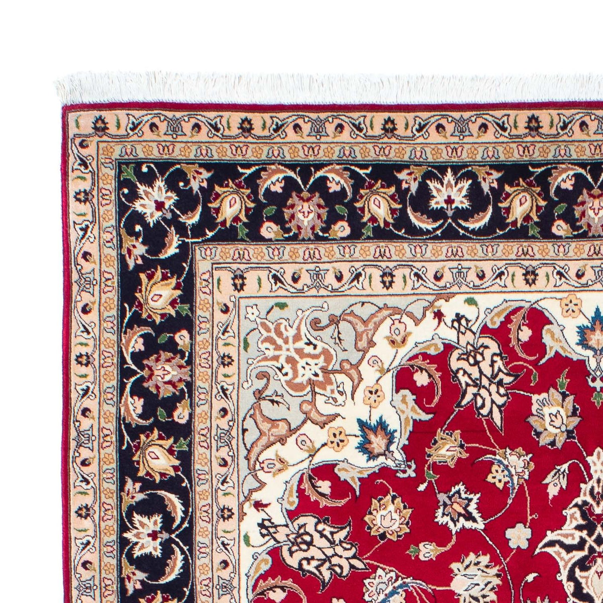 Alfombra Persa - Tabriz - Real - 210 x 150 cm - rojo