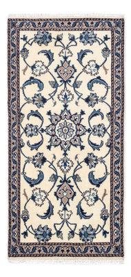 Alfombra persa - Nain - 136 x 65 cm - beige