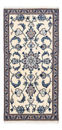 Alfombra persa - Nain - 136 x 65 cm - beige
