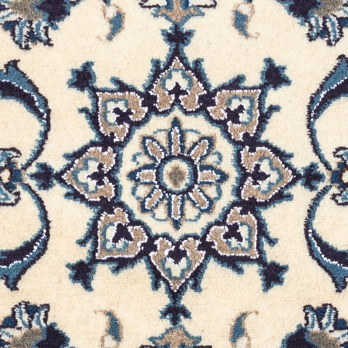 Alfombra persa - Nain - 136 x 65 cm - beige