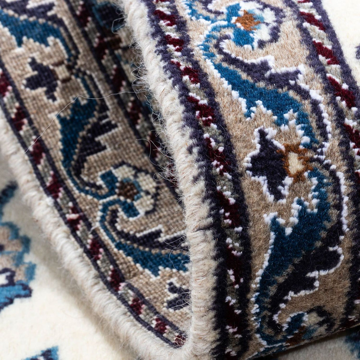 Alfombra persa - Nain - 136 x 65 cm - beige