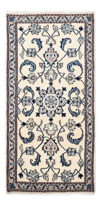 Alfombra persa - Nain - 139 x 65 cm - beige