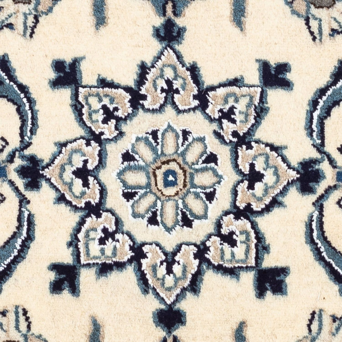 Alfombra persa - Nain - 139 x 65 cm - beige