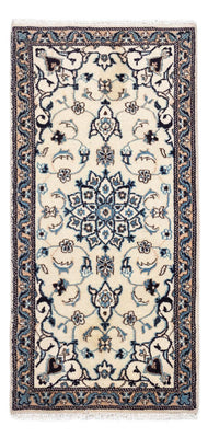 Alfombra persa - Nain - 139 x 70 cm - beige