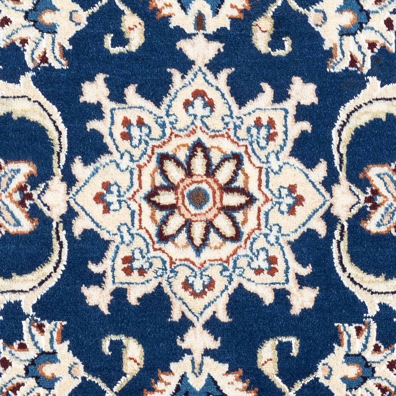 Alfombra persa - Nain - 134 x 68 cm - azul