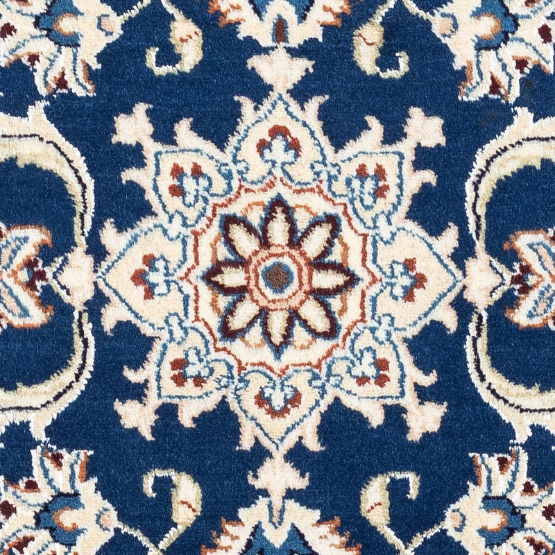 Alfombra persa - Nain - 134 x 68 cm - azul