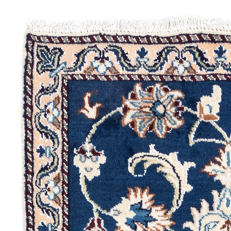 Alfombra persa - Nain - 134 x 68 cm - azul