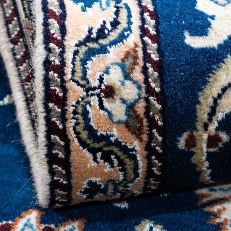 Alfombra persa - Nain - 134 x 68 cm - azul