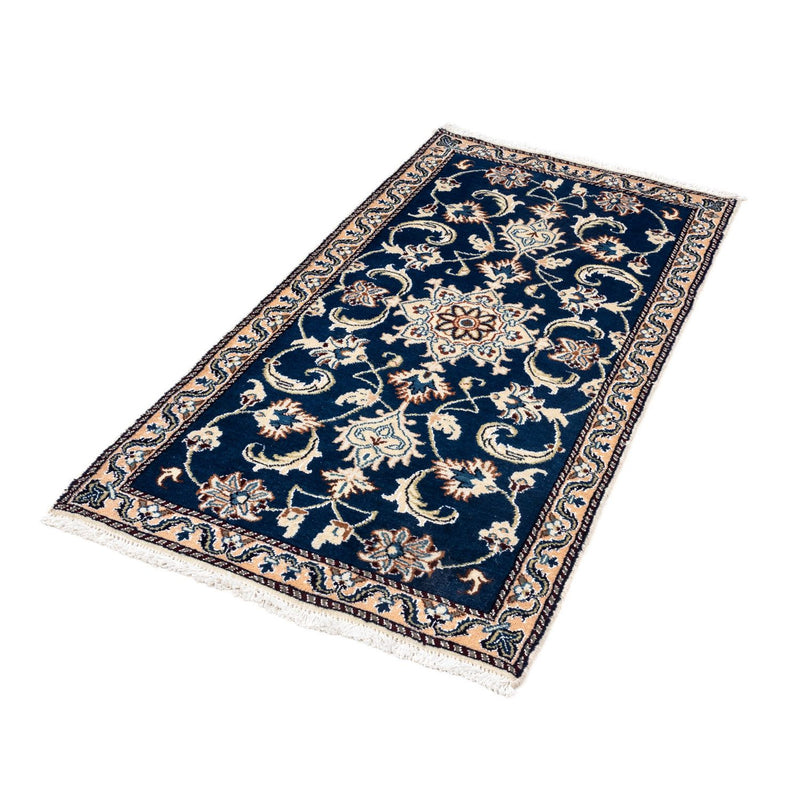 Alfombra persa - Nain - 134 x 68 cm - azul
