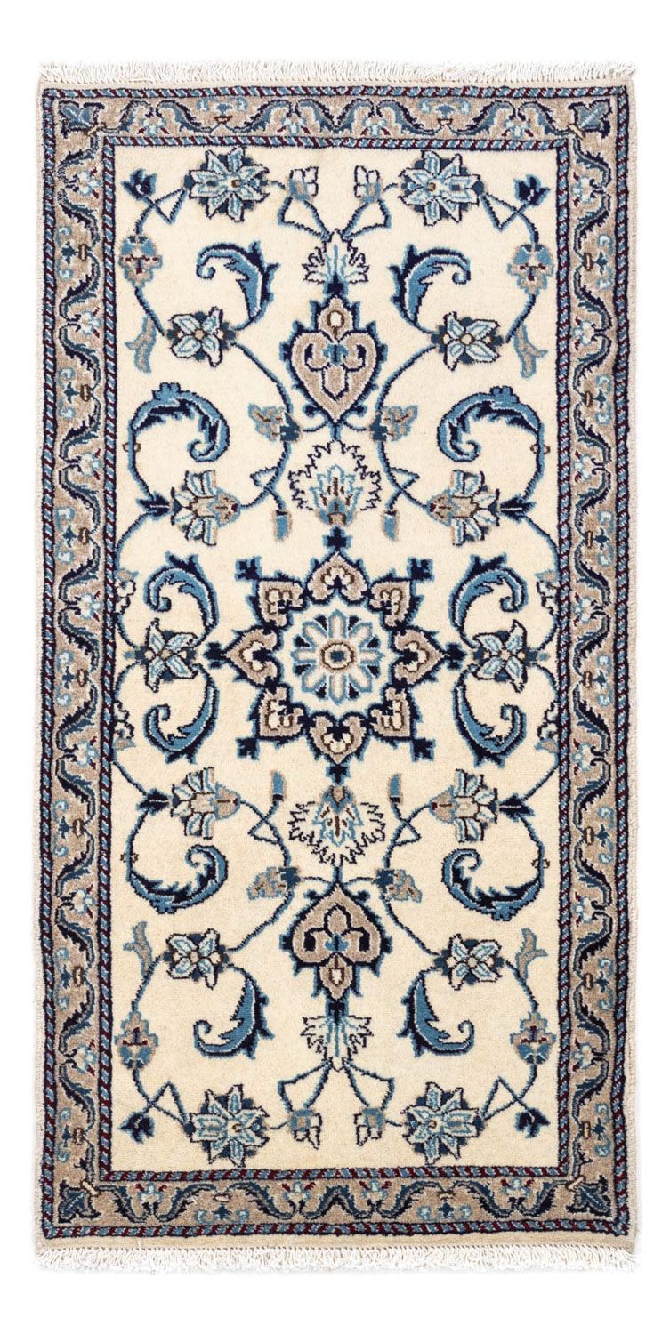Alfombra persa - Nain - 130 x 69 cm - beige