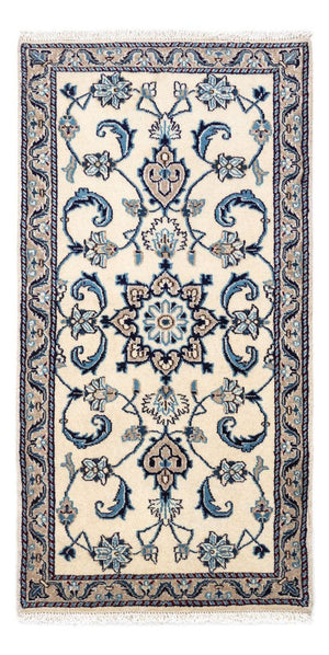 Alfombra persa - Nain - 130 x 69 cm - beige