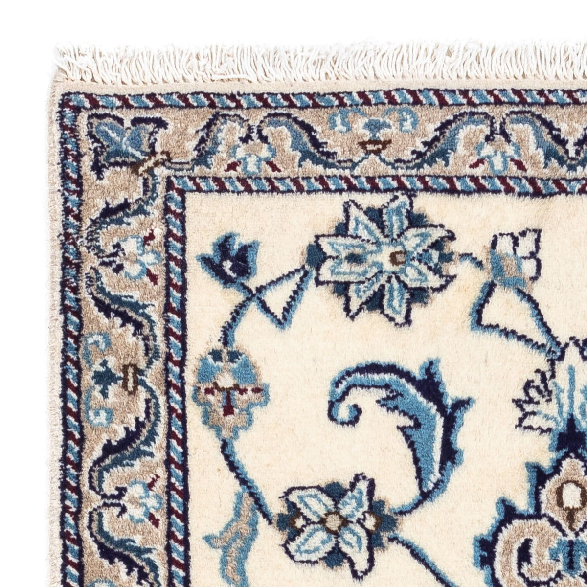 Alfombra persa - Nain - 130 x 69 cm - beige