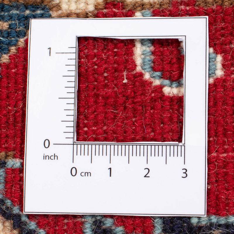 Alfombra persa - Nain - 134 x 89 cm - rojo oscuro