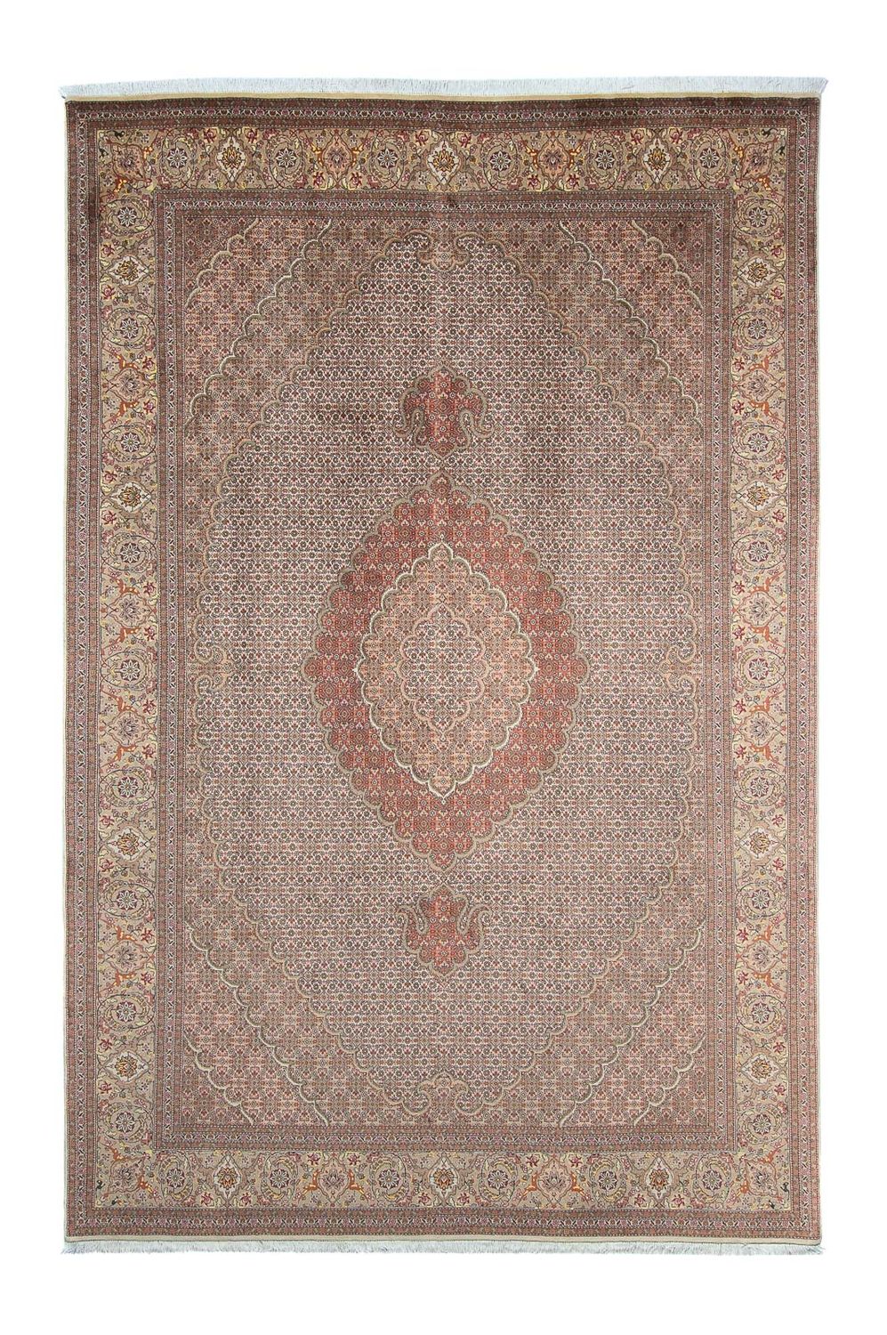 Alfombra persa - Tabriz - 305 x 198 cm - marrón