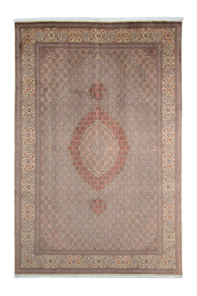 Alfombra persa - Tabriz - 305 x 198 cm - marrón