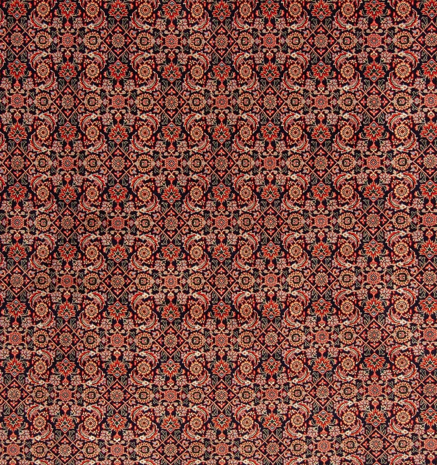 Alfombra persa - Tabriz cuadrado  - 210 x 201 cm - azul oscuro