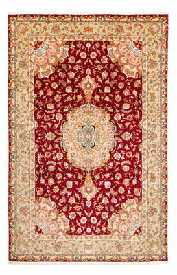 Alfombra Persa - Tabriz - Real - 312 x 204 cm - rojo oscuro