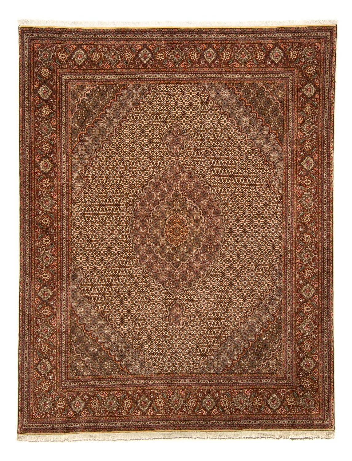 Alfombra persa - Tabriz - 250 x 200 cm - marrón