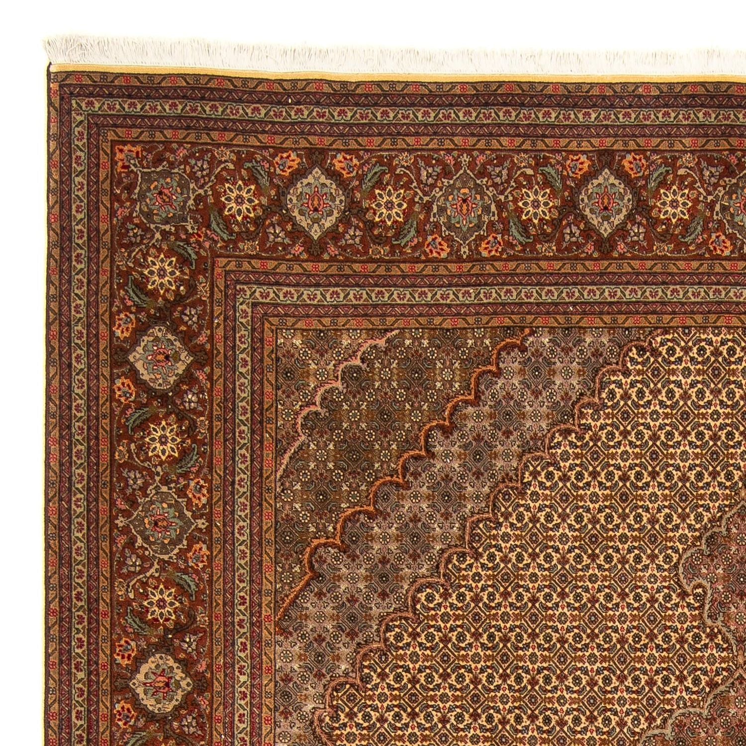 Alfombra persa - Tabriz - 250 x 200 cm - marrón