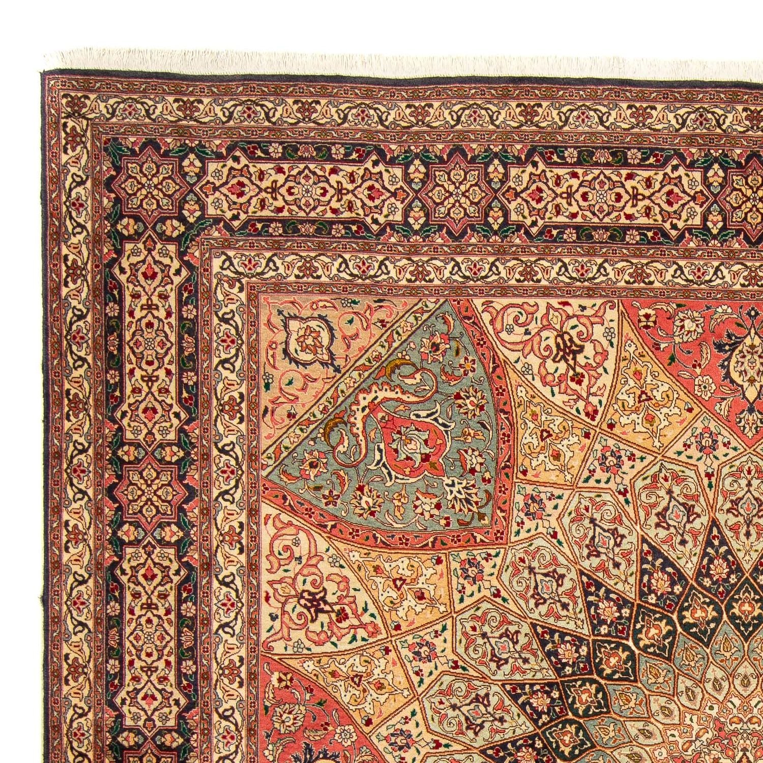 Alfombra Persa - Tabriz - Real cuadrado  - 253 x 250 cm - multicolor