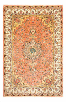 Alfombra Persa - Tabriz - Real - 310 x 202 cm - beige