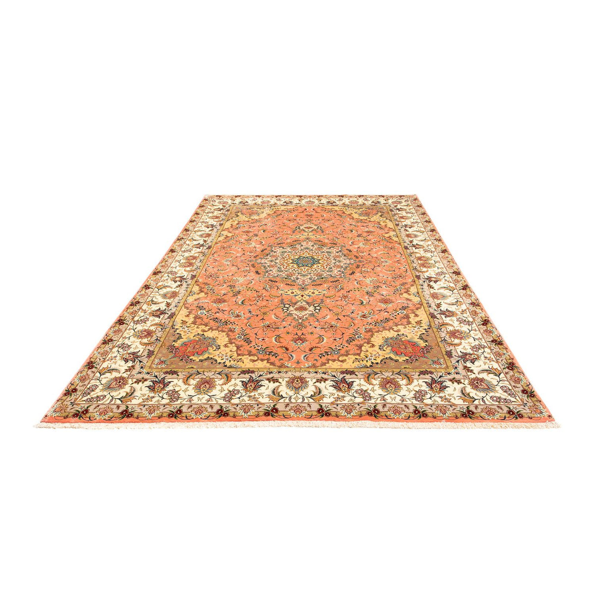 Alfombra Persa - Tabriz - Real - 310 x 202 cm - beige
