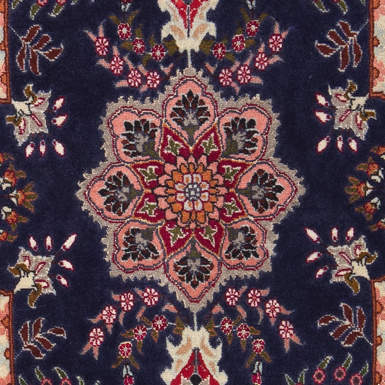 Alfombra Persa - Tabriz - Real - 93 x 61 cm - azul oscuro
