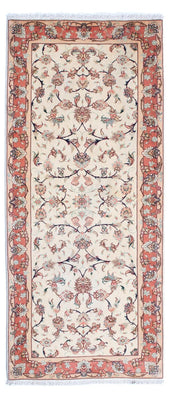Alfombra de pasillo Alfombra Persa - Tabriz - Real - 183 x 77 cm - beige