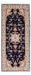 Alfombra de pasillo Alfombra Persa - Tabriz - Real - 198 x 82 cm - azul oscuro