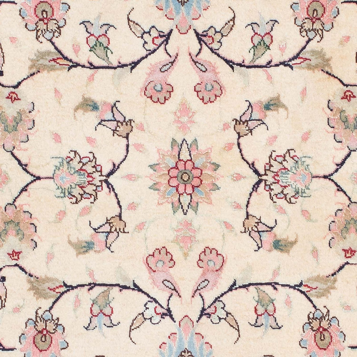 Alfombra de pasillo Alfombra Persa - Tabriz - Real - 200 x 77 cm - beige