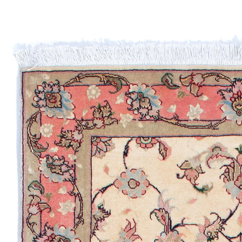 Alfombra de pasillo Alfombra Persa - Tabriz - Real - 200 x 77 cm - beige