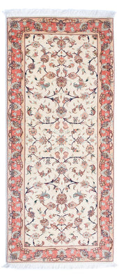 Alfombra de pasillo Alfombra Persa - Tabriz - Real - 187 x 77 cm - beige