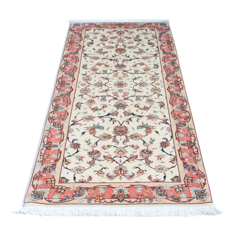 Alfombra de pasillo Alfombra Persa - Tabriz - Real - 187 x 77 cm - beige