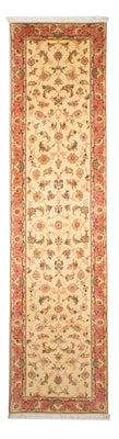 Alfombra de pasillo Alfombra Persa - Tabriz - Real - 290 x 74 cm - beige