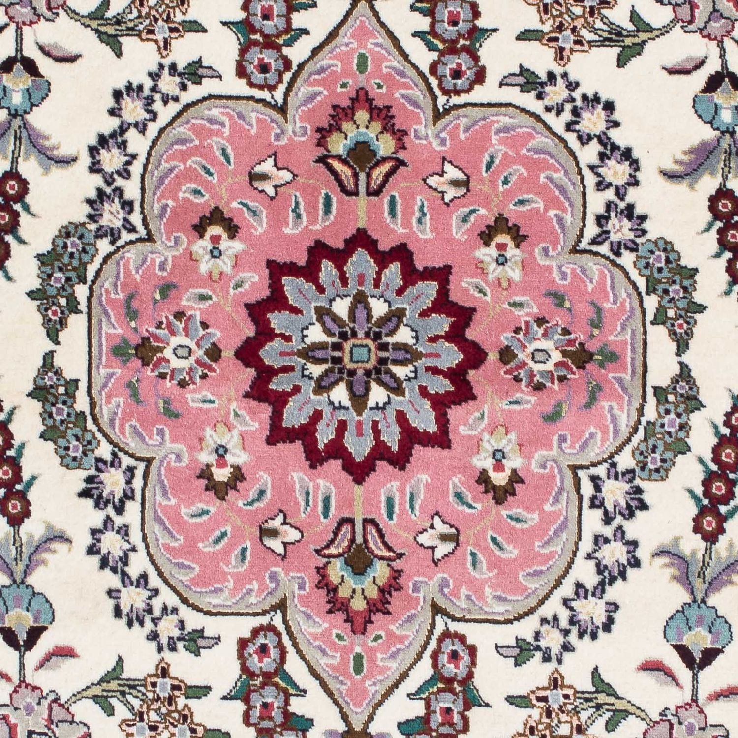 Alfombra de pasillo Alfombra Persa - Tabriz - Real - 202 x 82 cm - beige