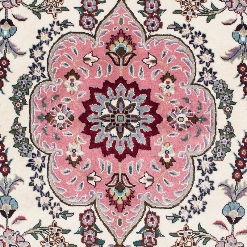 Alfombra de pasillo Alfombra Persa - Tabriz - Real - 202 x 82 cm - beige