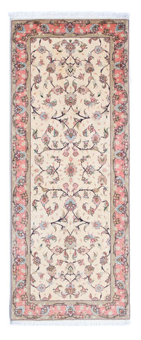 Alfombra de pasillo Alfombra Persa - Tabriz - Real - 202 x 77 cm - beige