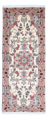 Alfombra de pasillo Alfombra Persa - Tabriz - Real - 205 x 82 cm - beige