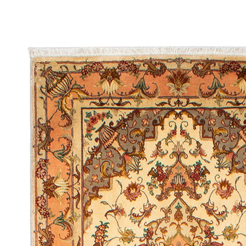 Alfombra de pasillo Alfombra Persa - Tabriz - Real - 314 x 87 cm - beige