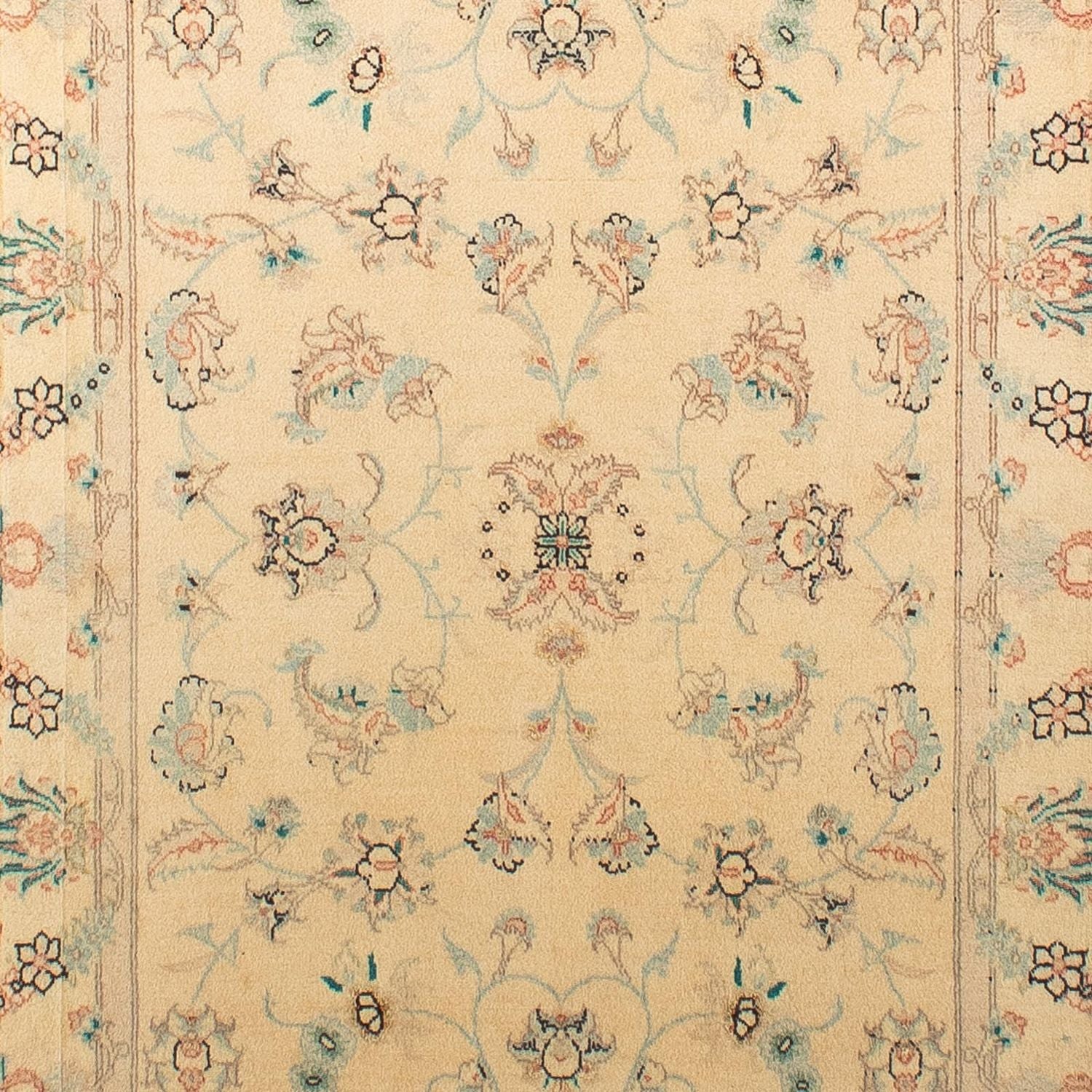 Alfombra de pasillo Alfombra Persa - Tabriz - Real - 292 x 79 cm - marrón claro